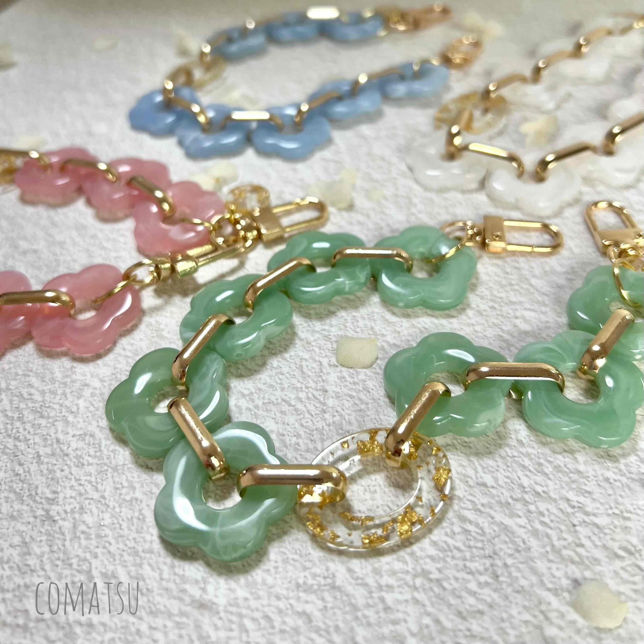 feminine ４Color リスト/ハンドストラップ スマホストラップ | 8枚目